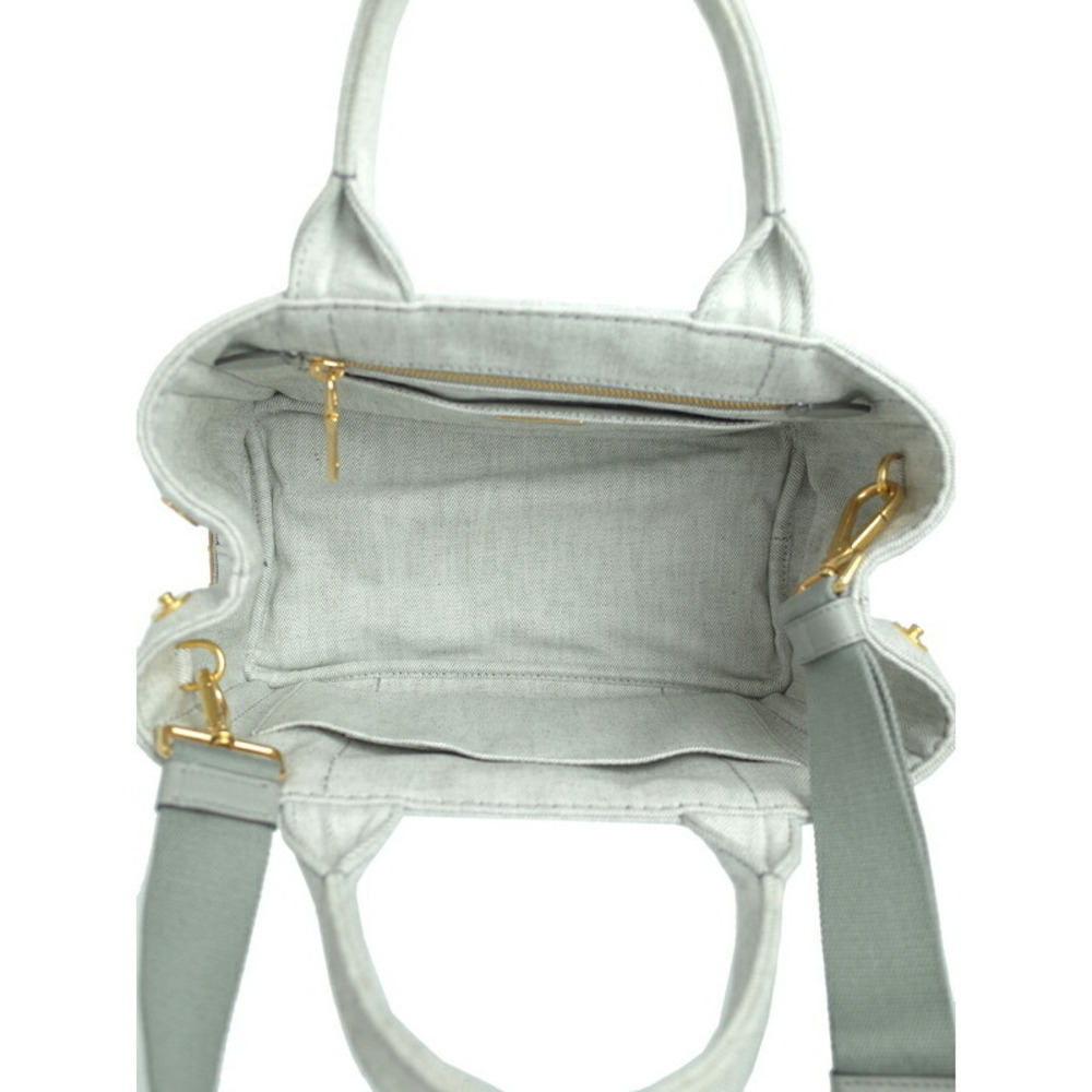 Prada 2way Canapa Denim Shoulder Bag - Picture 3 of 9